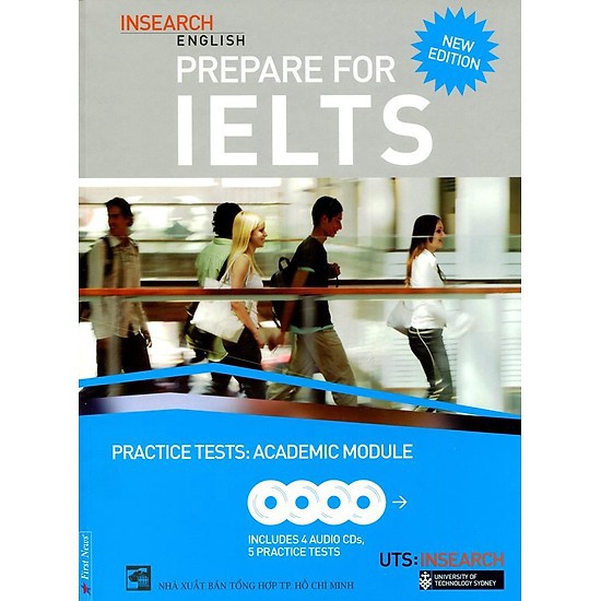 Sách - Prepare For Ielts Academic Practice + 4CD (Khổ Lớn) Tặng Bút Bi