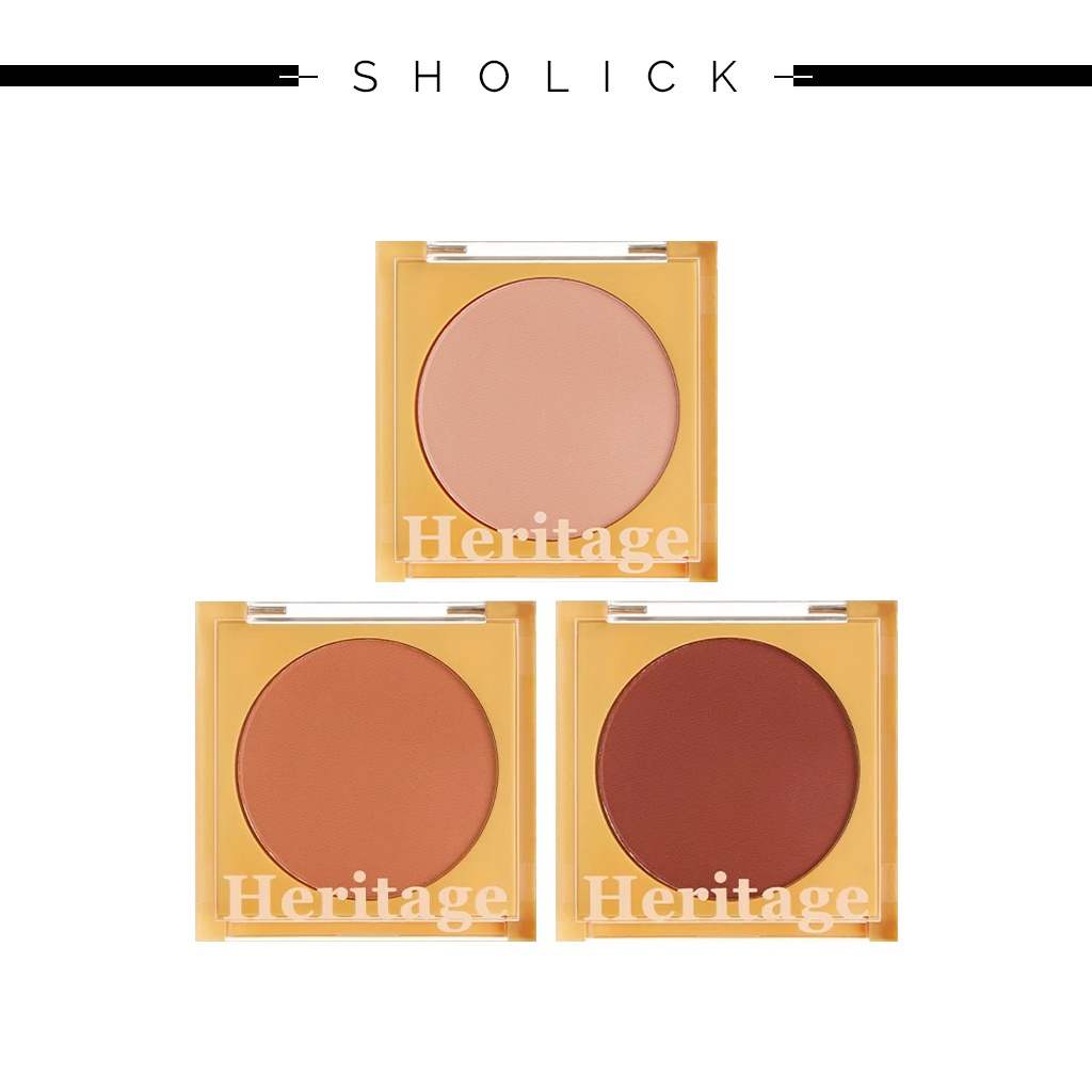 Phấn má hồng dạng nén Merzy The Heritage Blusher