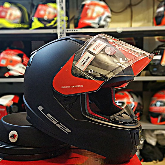 Nón bảo hiểm fullface LS2 Rapid FF353 - Đen nhám