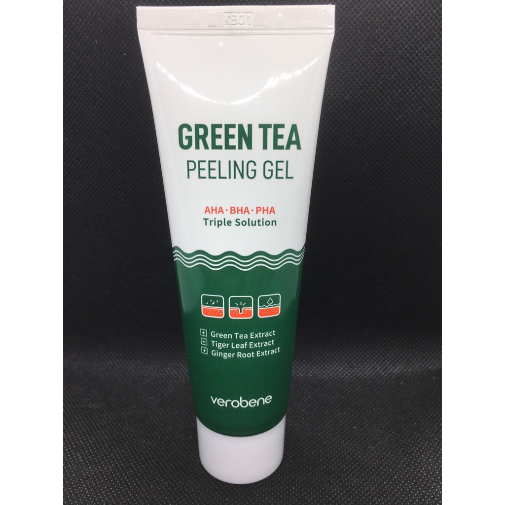 Tẩy tế bào da chết trà xanh body toàn thân Verobene Green Tea Peeling Gel 70g