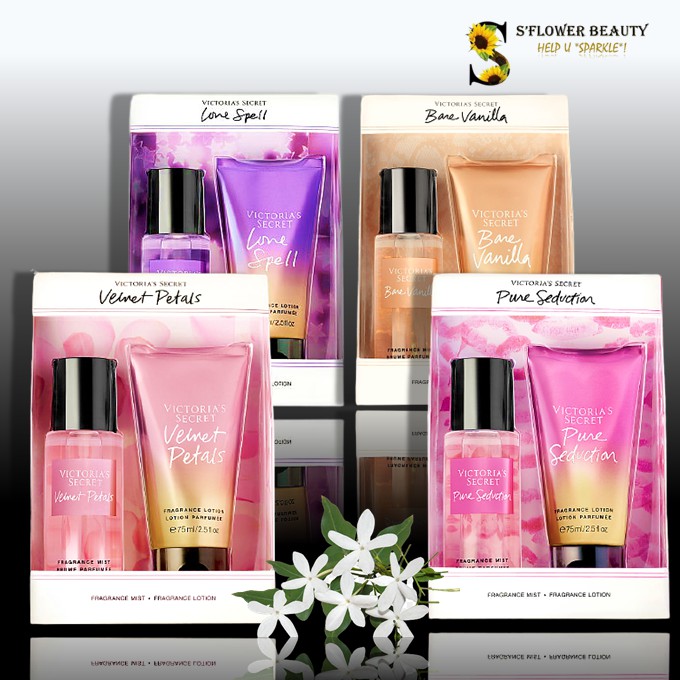 VS - Mini Gift Set | Bộ Quà Tặng Mini Xịt Thơm và Sữa Dưỡng Thể Victoria's Secret Mini Body Mist and Lotion | BigBuy360 - bigbuy360.vn
