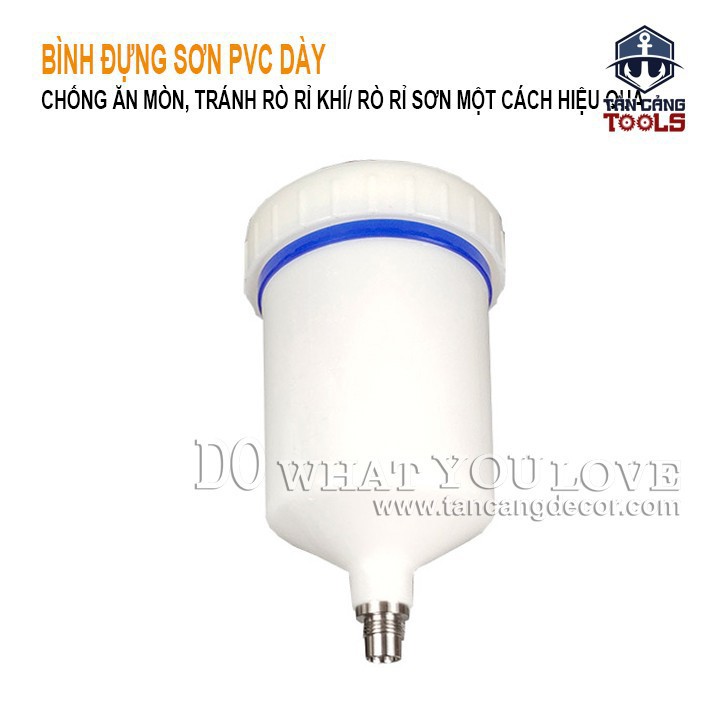 Súng Phun Sơn Seba HIQ 1500C 1.3 mm URP 600 cc