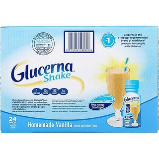 Thùng 24 chai sữa nước cho người tiểu đường Glucerna 237ml Mỹ 5.0