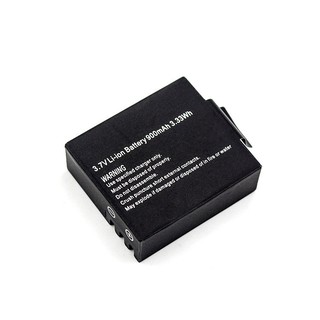 Phụ kiện Camera hành trình - Pin sạc Li-Ion 3.7V 900mAh 3.33Wh (Đen)