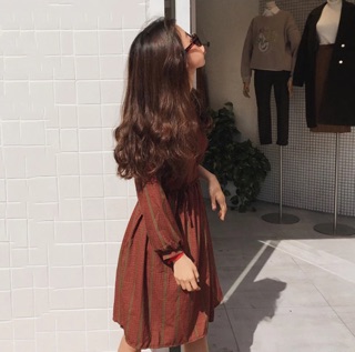 VÁY ULZZANG DÁNG DÀI [ có ảnh thật ]