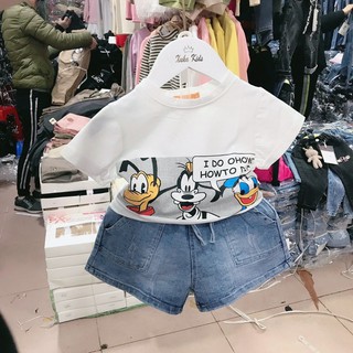 Bộ đùi vịt donal cho bé gái