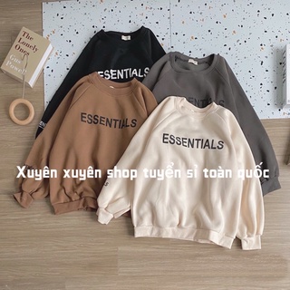 Áo nỉ bông tay chun Essentials