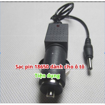 Sạc Pin 18650 Dùng Cho Ô Tô Tiện Dụng - OTO123