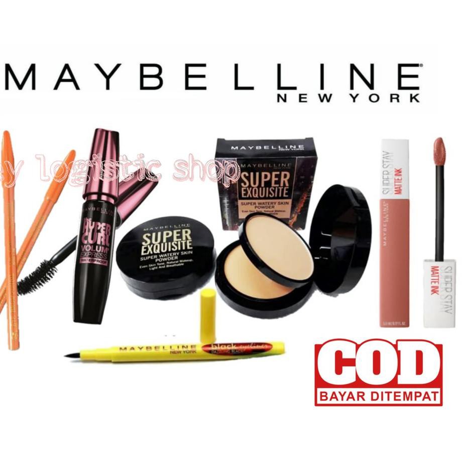 (hàng Mới Về) Bộ Mỹ Phẩm Trang Điểm Maybelline 5 Trong 1