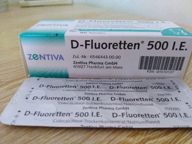 Vitamin D-Fluoretten 500 I.E