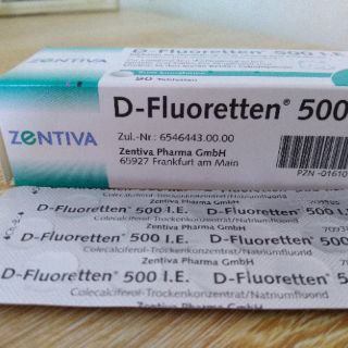 Vitamin D-Fluoretten 500 I.E