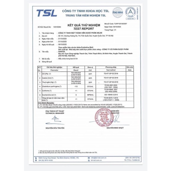 BIO3 - Men vi sinh bào tử lợi khuẩn