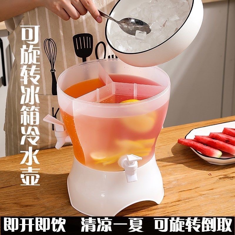 BÌNH ĐỰNG NƯỚC CHIA NGĂN XOAY CÓ VÒI BƠM MẪU MỚI 2022.