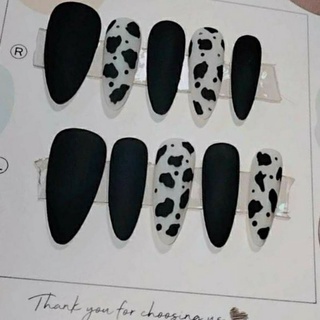 Nailbox thiết kế đen lì bò sữa
