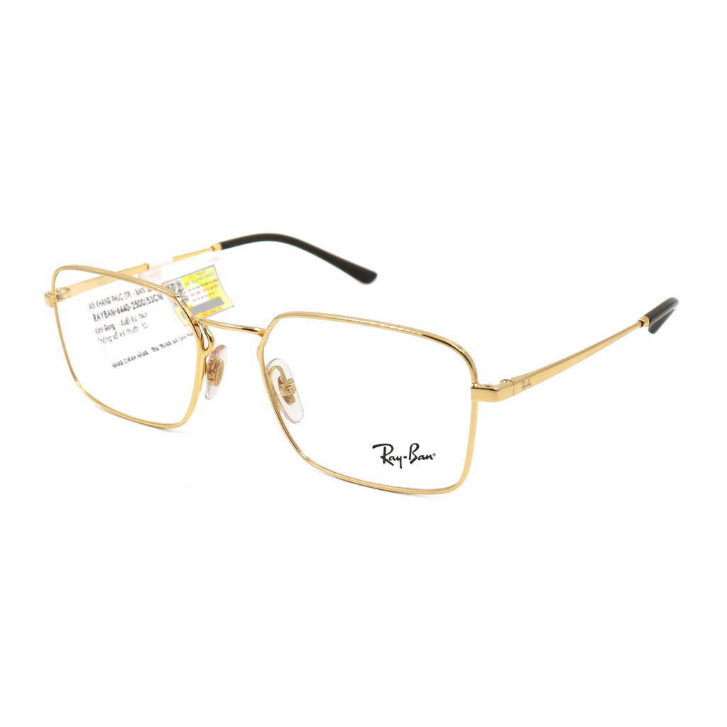 RB6440-Gọng kính nam nữ Rayban chính hãng (53-18-140), thiết kế dễ đeo bảo vệ mắt