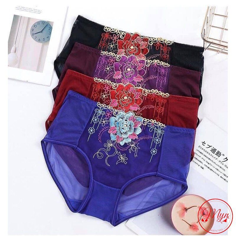 QUẦN LÓT REN HOA HỒNG 868 MYN_UNDERWEAR