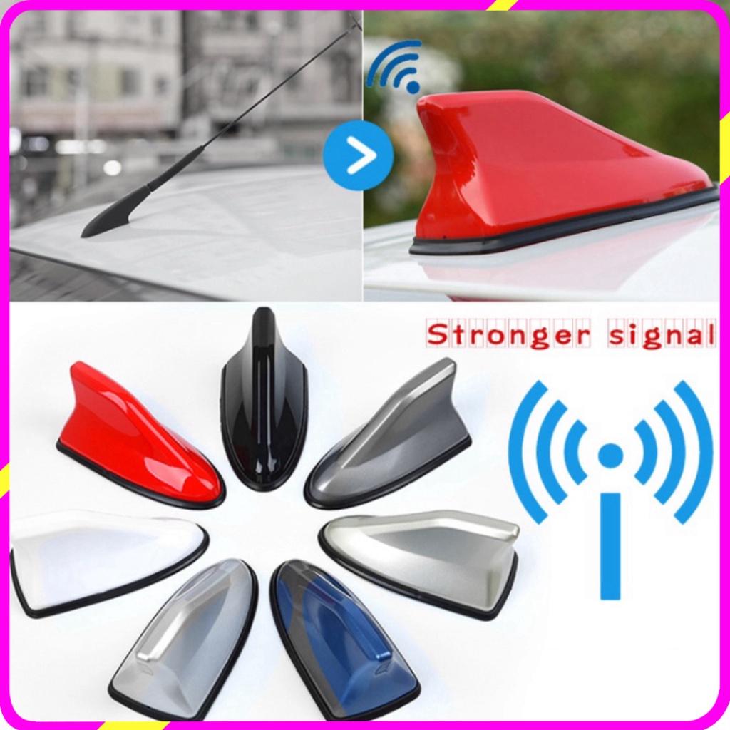 [GIÁ TỐT - CHÍNH HÃNG 100%] Anten vây cá mập đế cao su Thu sóng Radio AM / FM