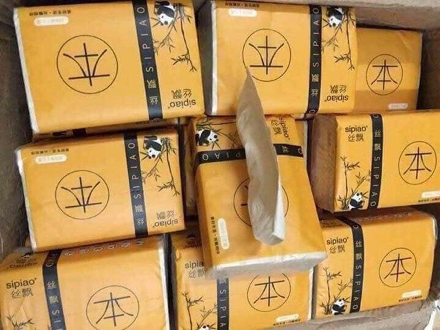 Thùng Giấy Ăn Gấu Trúc Loại Xịn Đủ 30 Gói