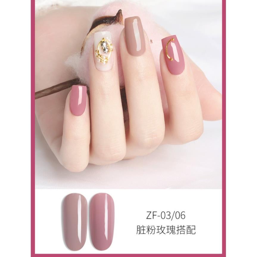 Sơn Gel AS vỏ đen Mã ZF ( Cam Kết Chính Hãng - làm khô sơn gel bằng máy hơ uvled )