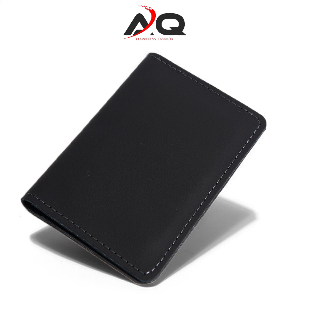 Ví Mini Nam Nữ Da Công Sở Để Thẻ ATM Card Visit Tiền Mặt | Bóp Da Đẹp- AQ STORE