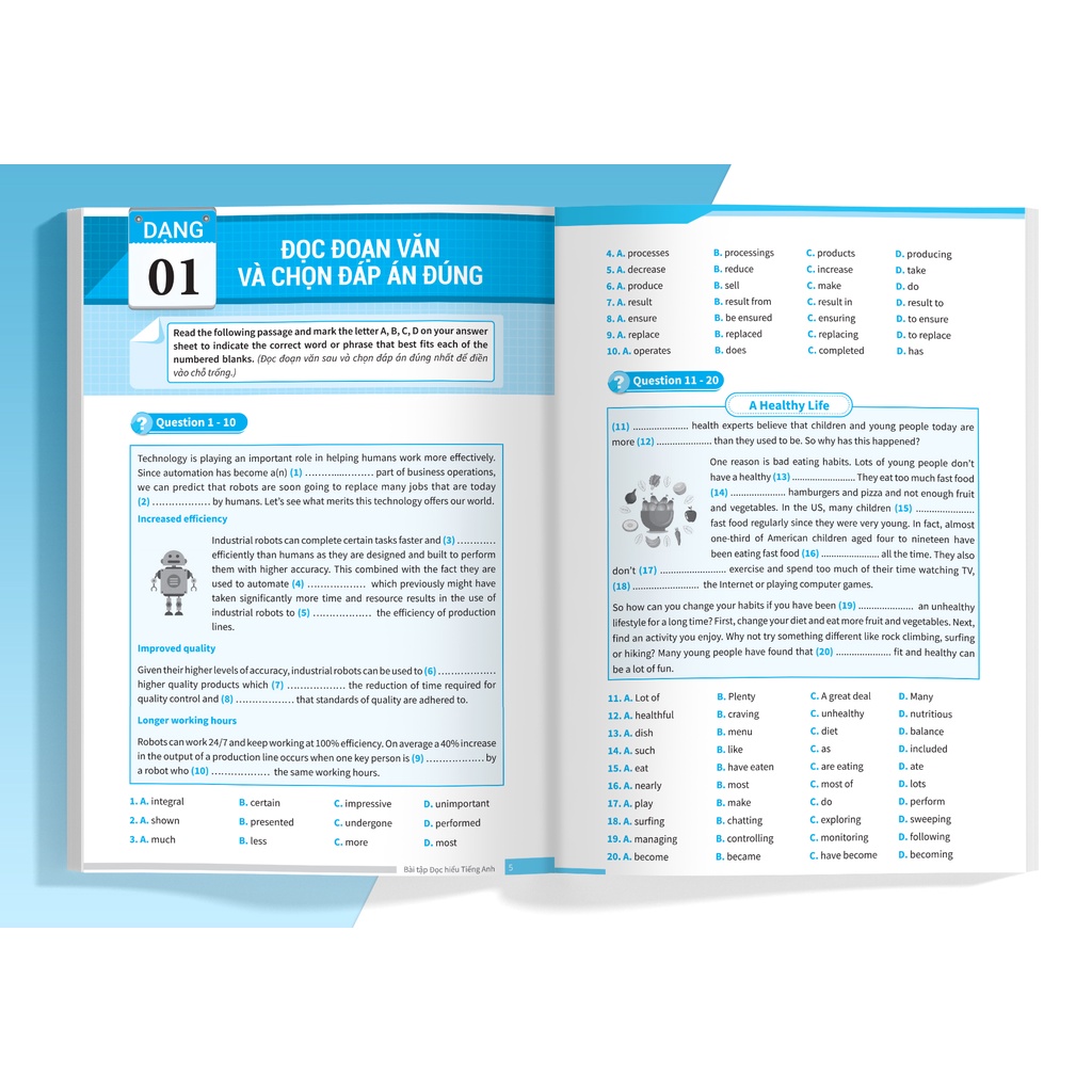 Sách - Bài tập Tiếng Anh ôn thi vào lớp 10 và 10 chuyên (Bộ 8 cuốn)