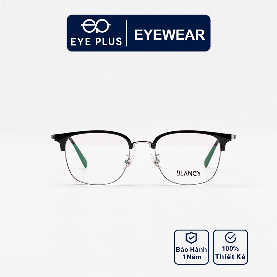 Gọng kính mắt nam nữ thời trang EYE PLUS clubmaster nhỏ CC1 Blancy-6774