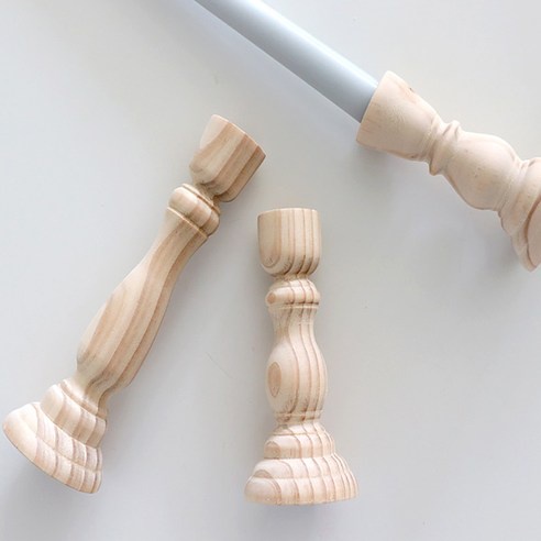 Giá Đỡ Nến Bằng Gỗ Dùng Trang Trí Đám Cưới Phong Cách Bắc Âu