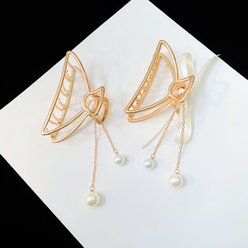 Kẹp tóc kim loại thanh lịch nhiều kiểu dáng thời trang phong cách Hàn Quốc