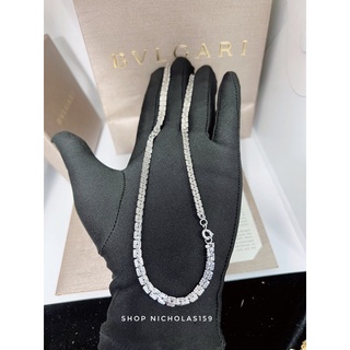 Dây chuyền italy vuông mạ bạch kim