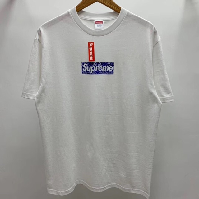 ÁO THUN SUPREME BANDANA BOX LOGO - FULL MÀU