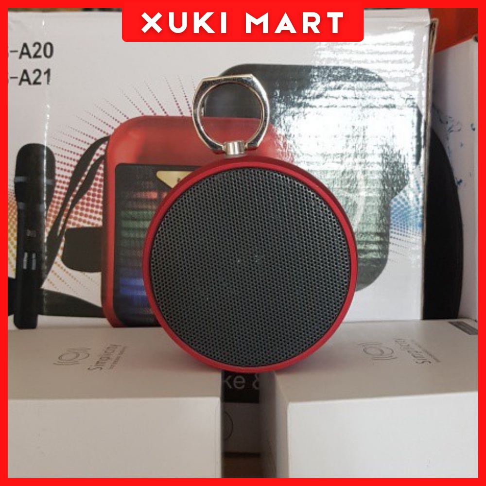 Loa Bluetooth mini BS02 pin trâu ,không dây vỏ nhôm thiết kế nhỏ gọn,có móc treo tiện lợi - XuKi Official