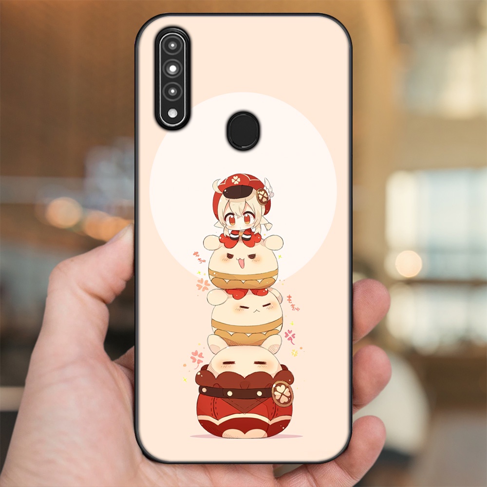 Ốp lưng Oppo A31, A8 viền đen in hình Klee Genshin Impact