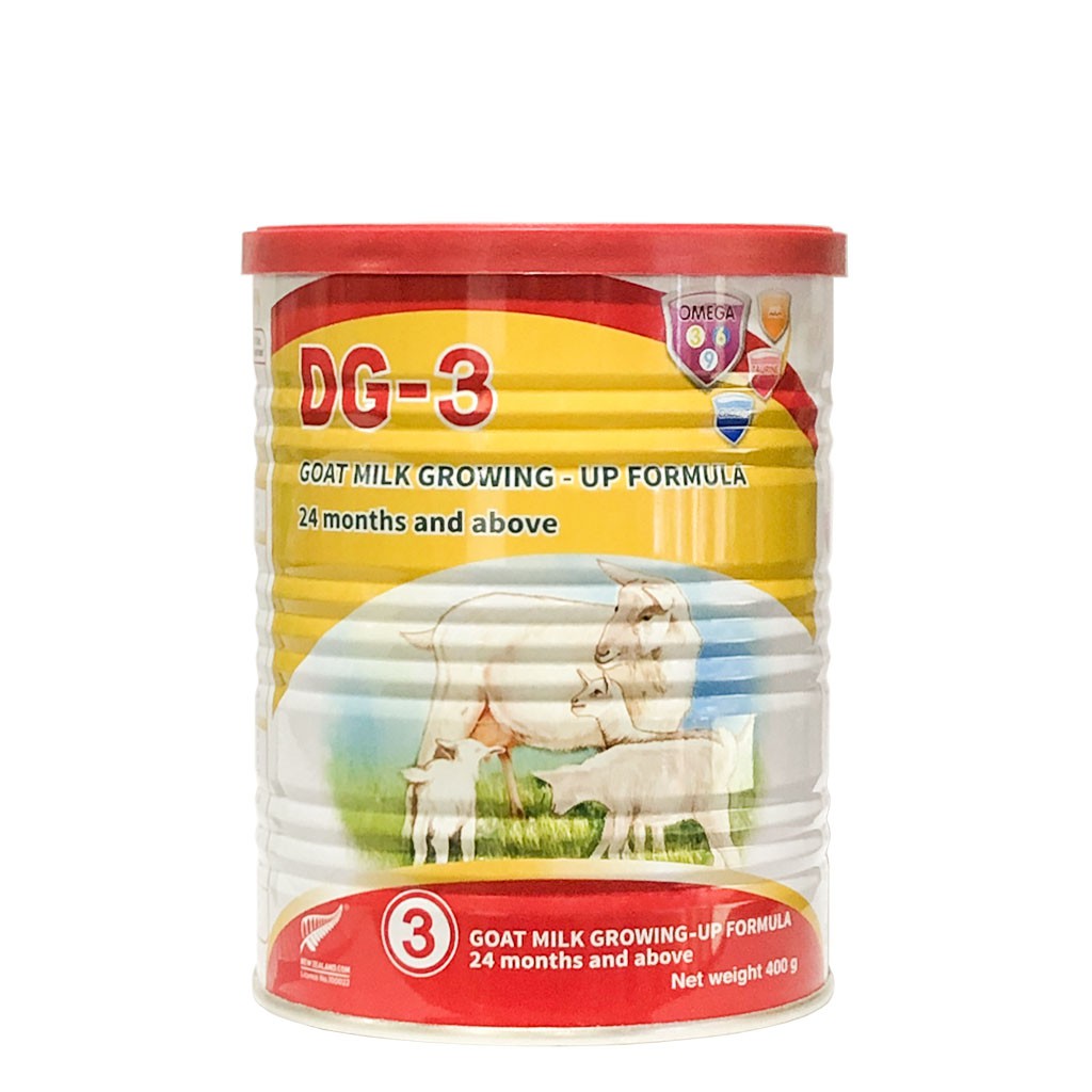 [CHÍNH HÃNG] Sữa Bột DG-3 Goat Milk Growing - Up Formula Hộp 400g