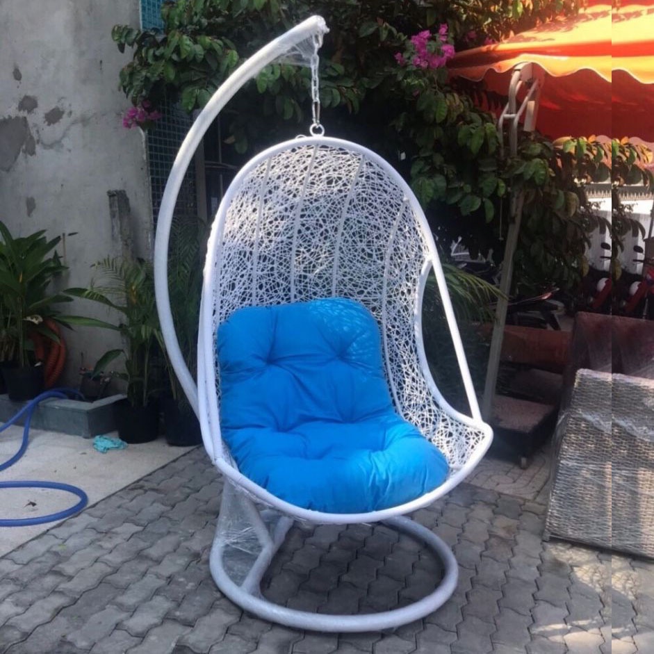 Xích Đu Đơn Giọt Nước, Chịu Trọng Lượng 250Kg ,Nệm Nhiều Màu, Trang Trí Phòng Khách, Phòng Ngủ, Sân Vườn, Ngoài Trời