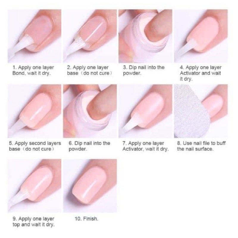 BỘT MỸ LÀM MÓNG 3 IN 1 ĐẮP / NHÚNG / LÀM HOA 30gr - XIE dụng cụ nail&amp;mi ☺️