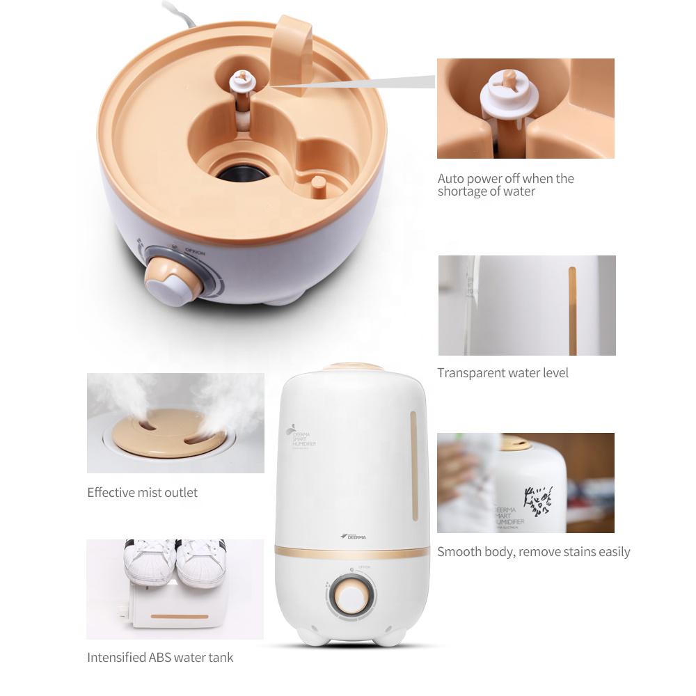 Deerma Household Office 4L Large Capacity Mist Maker Aroma Diffuser Air Humidifier