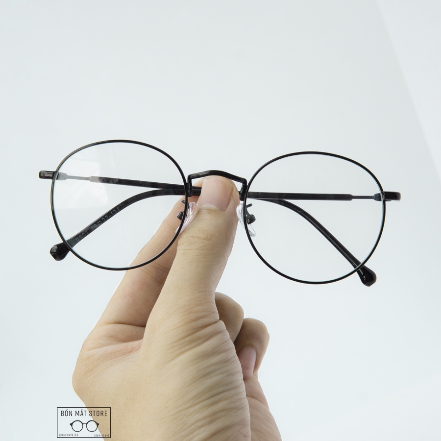 Gọng Kính Cận Kim Loại Tròn X2021 Nam Nữ