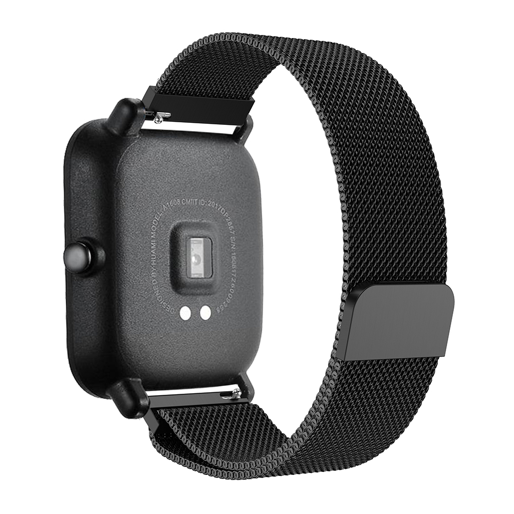 Dây Đeo Inox Milanese 20mm Thay Thế Cho Đồng Hồ Thông Minh Huami Amazfit Pop / Amazfit Gts 2 / Haylou LS02 / COLMI P8
