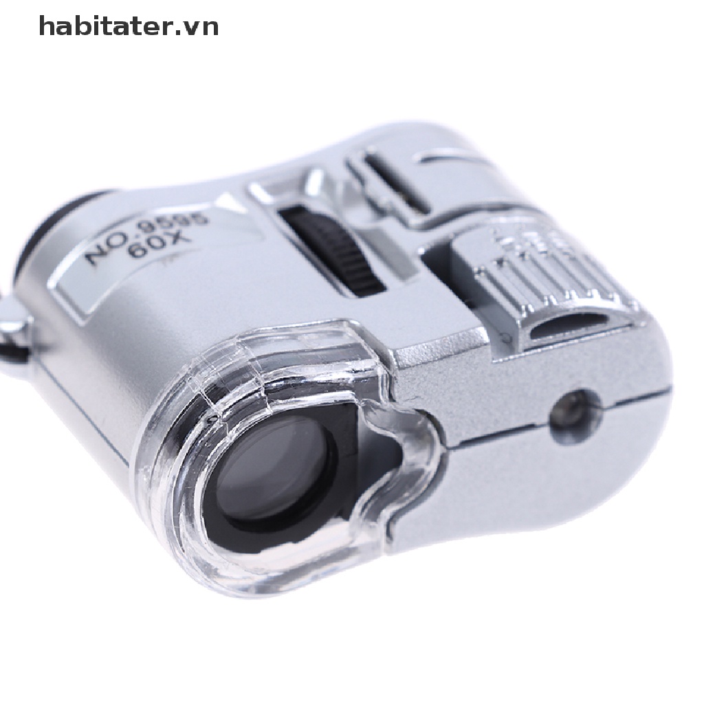 Kính HiểN Vi Mini 60X VớI ĐèN LED Cho Thợ Trang SứC