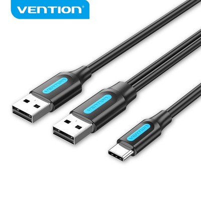 Cáp sạc nhanh Vention USB C với nguồn USB thích hợp cho điện thoại di động iPad Pro Android