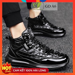 💕 [GDA6] 💥[GIÁ SIÊU RẺ] 💥 Giầy Nam Cổ Cao Da Bóng |Giày Nam Cổ Cao Da Bóng 💕 Sang Chảnh , Đẳng Cấp