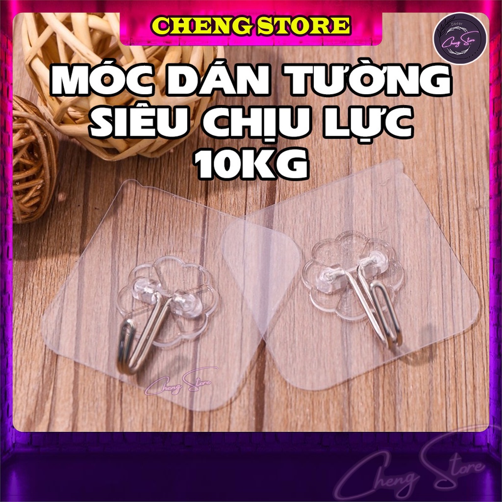 Móc Dán Tường Siêu Chịu Lực Giá Rẻ, Treo Chìa Khoá, Treo Khăn Tắm Khăn Mặt, Treo Ô Dù Và Đồ Dùng Cá Nhân - CHENG STORE