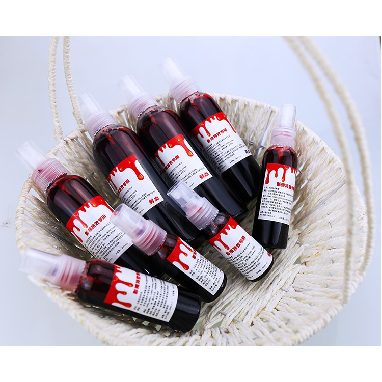 bình lọ máu giả giả 10ml+6 viên máu giá dùng hóa trang chụp ảnh  shopgiarebatngo