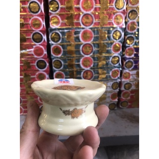 Chân Nến Thờ Men Vàng