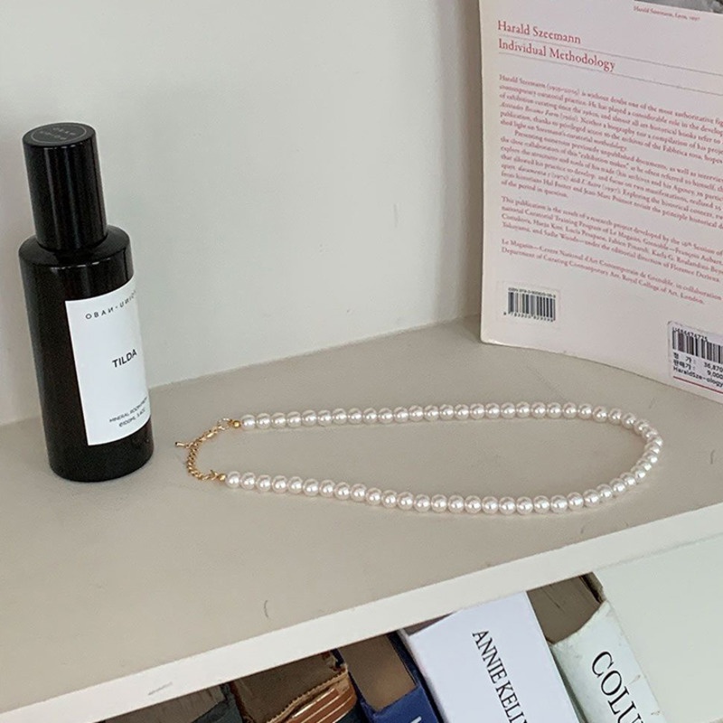 Vòng cổ Ngọc Trai Phong Cách Hàn Quốc Sang Trọng