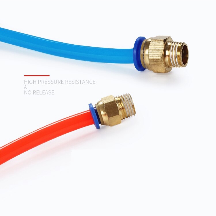 Phụ kiện khí nén bên trong 4/6/8/10mm BSPT 1/8" 1/4" 3/8" 1/2" bằng đồng thau
