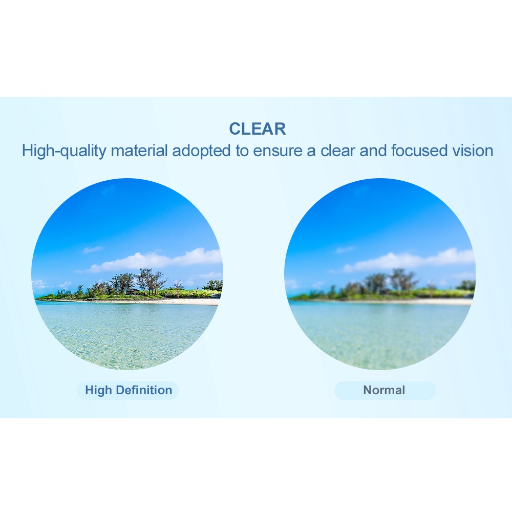 Lens trong suốt cận ColorHunter cho mắt nhạy cảm có độ cận từ 0 đến 8 độ  1 Năm 14.0mm 1 cặp