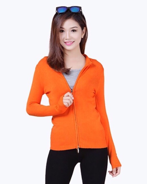 Áo khoác len dây kéo hai đầu  | BigBuy360 - bigbuy360.vn