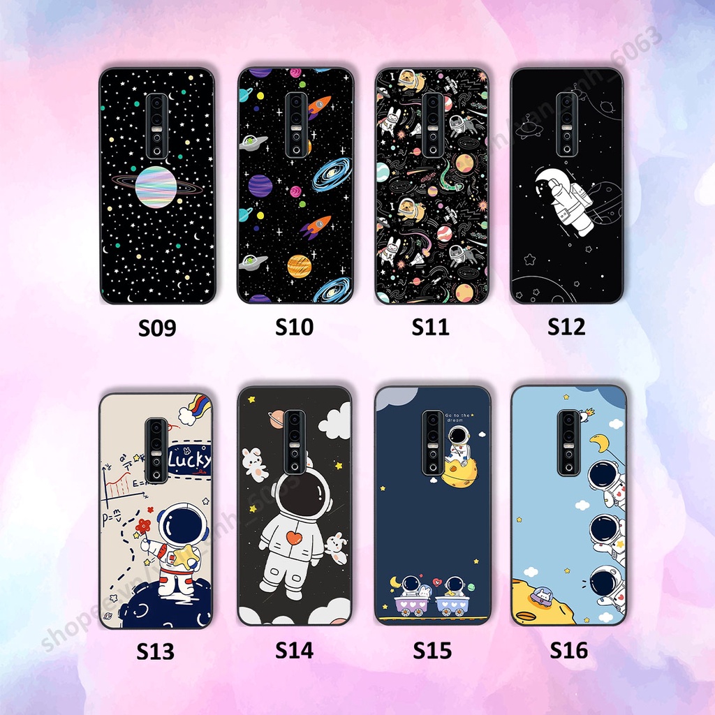 Ốp Vivo V17 Pro hình bầu trời, phi hành gia đẹp, ốp lưng điện thoại vivo viền dẻo cao cấp