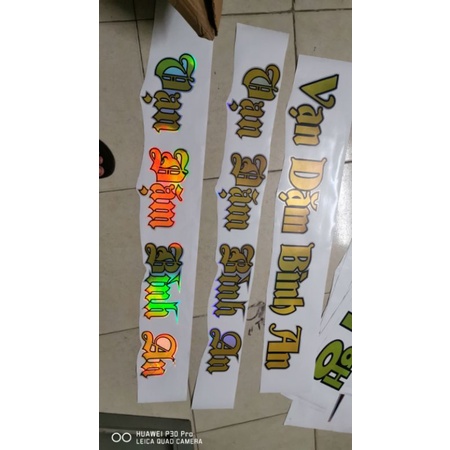 Bộ tem chữ VẠN DẶM BÌNH AN 7 màu.